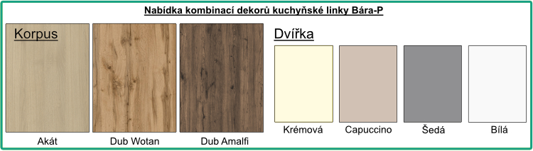 KUCHYŇ bara P vzorník 750 s rameckem CZ